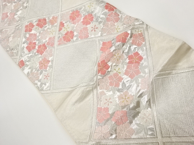 JAPANESE FUKURO OBI / WOVEN FLOWER